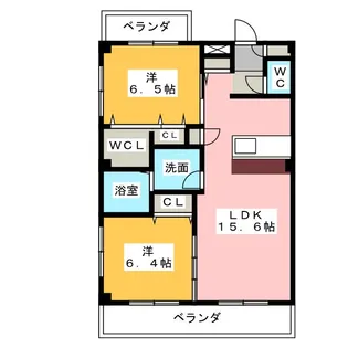 リブレコート本山【2階】の間取り