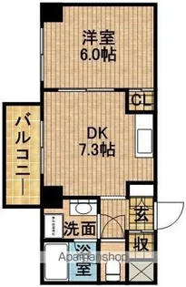 is常盤【6階】の間取り