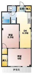 コートヒルズ【1階】の間取り