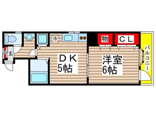 グランドステータス船橋本町【8階】の間取り