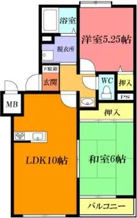 タカラマンションII(当店管理物件)【2階】の間取り