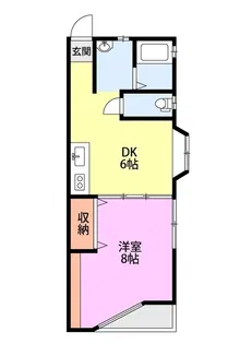 コーポ・スリーエス【1階】の間取り