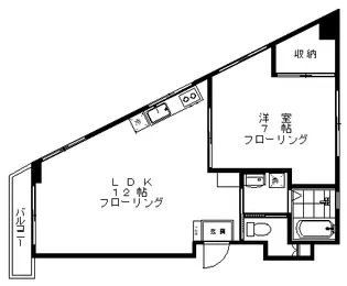 北品川レジデンス【5階】の間取り