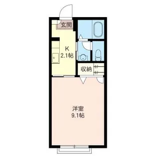 セピアコートL【2階】の間取り