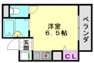 1Rの間取り画像