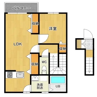 CIERO(シエロ)【2階】の間取り