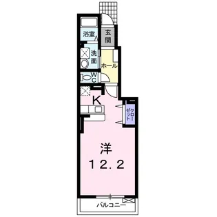 サンフラワー三池【1階】の間取り