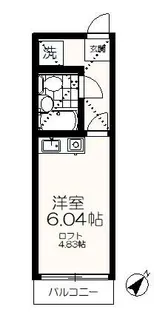 1Rの間取り画像