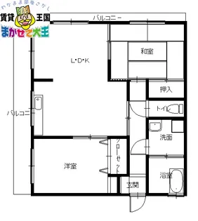 サンシャイン西山台【2階】の間取り