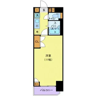 ベルビュー支倉【3階】の間取り