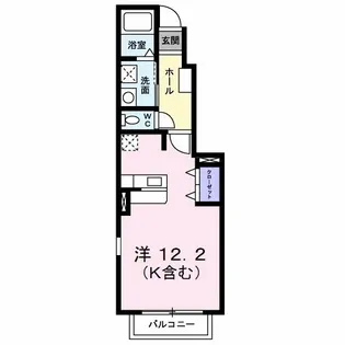 Sone ApartmentA【1階】の間取り