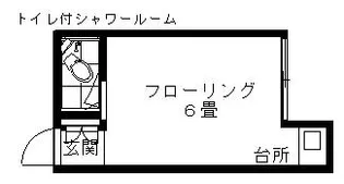 サンベニーハウス【3階】の間取り