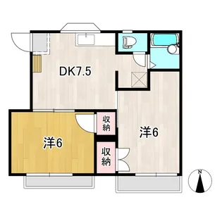 ファミールメゾン【2階】の間取り