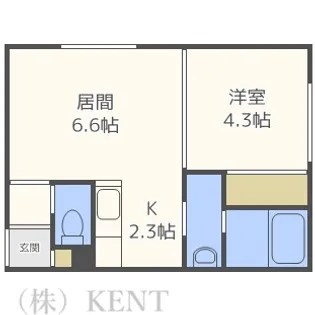 sumika【4階】の間取り