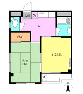 キクヤビル【4階】の間取り