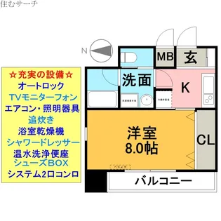 M’sビレッジ【6階】の間取り