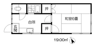 はるな荘【2階】の間取り