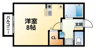 千葉県東金市台方【アパート】の間取り