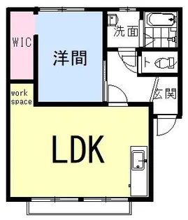 サンS八楠【1階】の間取り