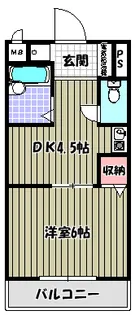 アーバンドゥ金剛【3階】の間取り