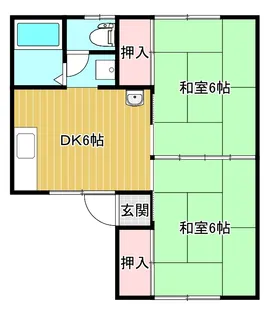 メゾン田中【2階】の間取り
