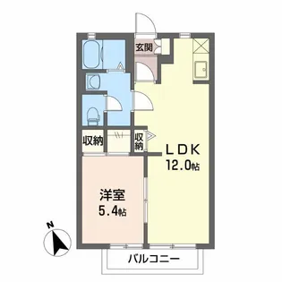 プルミエ・エトワール【2階】の間取り