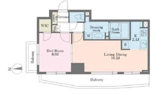 エクセレンシア駒込【10階】の間取り
