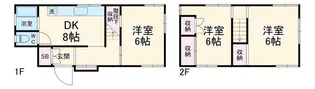 神奈川県横浜市港南区上大岡東2【一戸建】の間取り