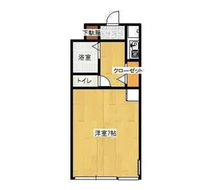 衣笠ビル【2階】の間取り