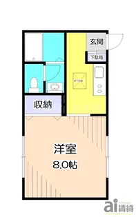 ハイツ ノア【1階】の間取り