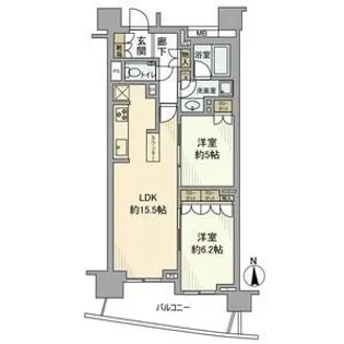 プラウド高田馬場【9階】の間取り