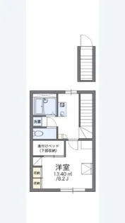 レオパレス南岩国【2階】の間取り
