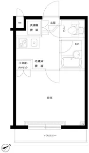 ルーブル荻窪伍番館【2階】の間取り