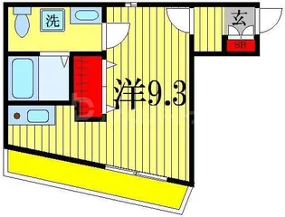 ビラビスタ津田沼【3階】の間取り
