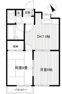 コンフォルト23【2階】の間取り