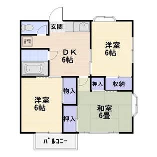 ウェンディ湘南【2階】の間取り