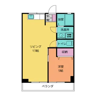 石原ハイツ【3階】の間取り