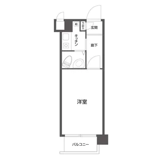 フラッツ100【5階】の間取り
