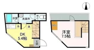プラティーク神楽坂dual プラティーク神楽坂デュアル【4階】の間取り