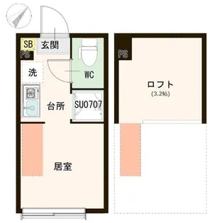 カーサグランデ【1階】の間取り