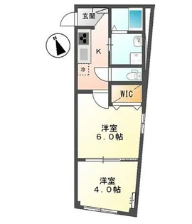 2Kの間取り画像