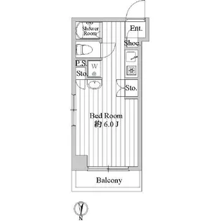 シーサイドビラ鵠沼【4階】の間取り