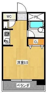グレースビュウ国府台【3階】の間取り