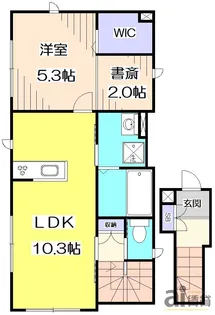 東京都練馬区中村3【アパート】の間取り