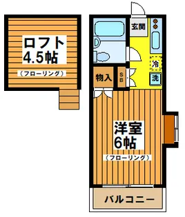 Belle Port八幡山【2階】の間取り