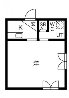 東京都大田区中央4【アパート】の間取り