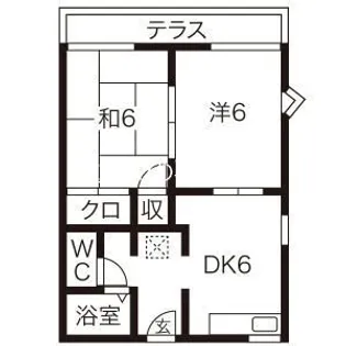 アークガーデン和合K号棟【1階】の間取り