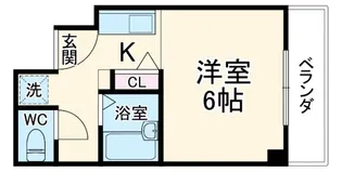 ホスピタリテ市川真間【1階】の間取り