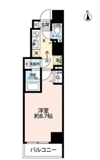 東京都台東区寿1【マンション】の間取り
