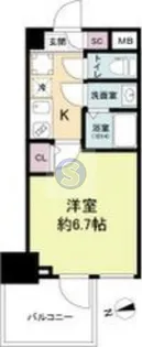 1Kの間取り画像